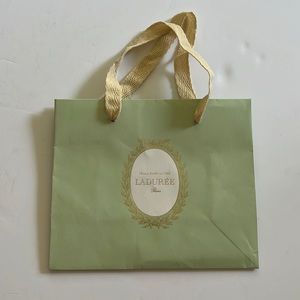 Ladurée Paris Green Shopping Bag